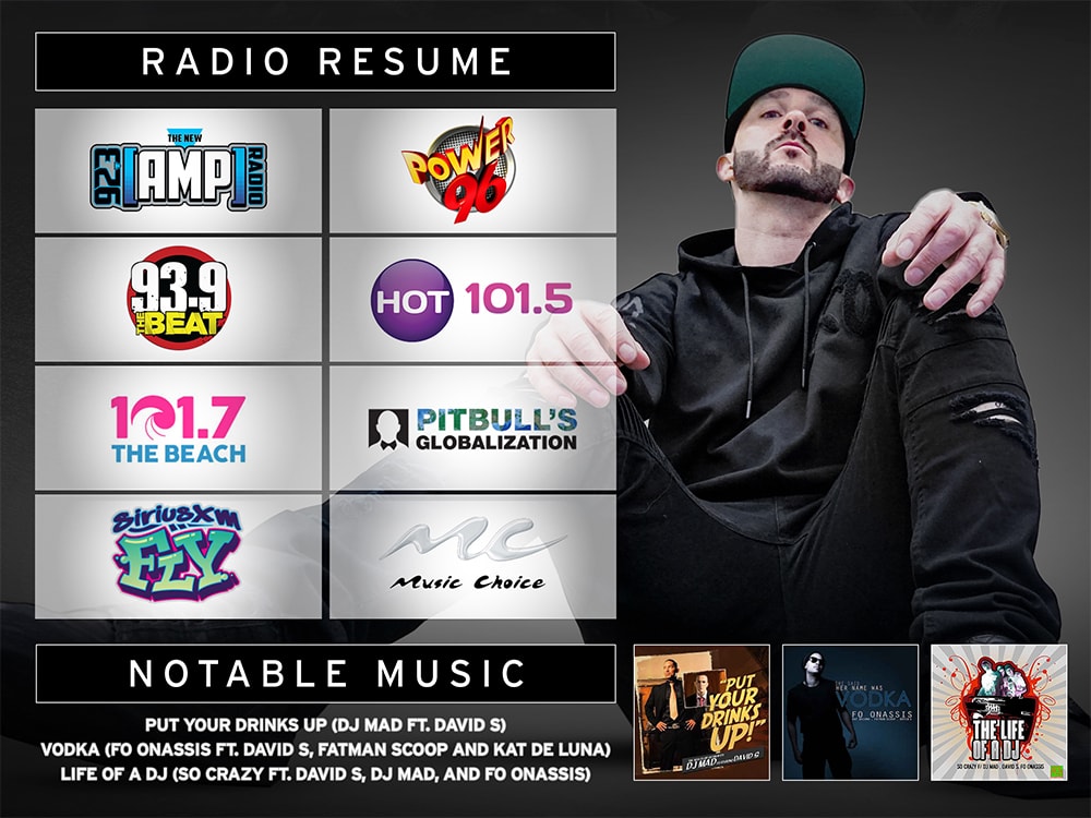 DJ David S radio resume and notable music